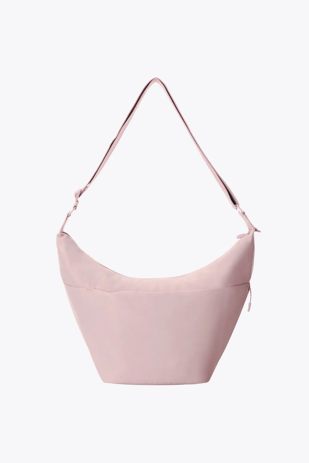 Beis Crescent Catchall borsa crossbody rosa cotone