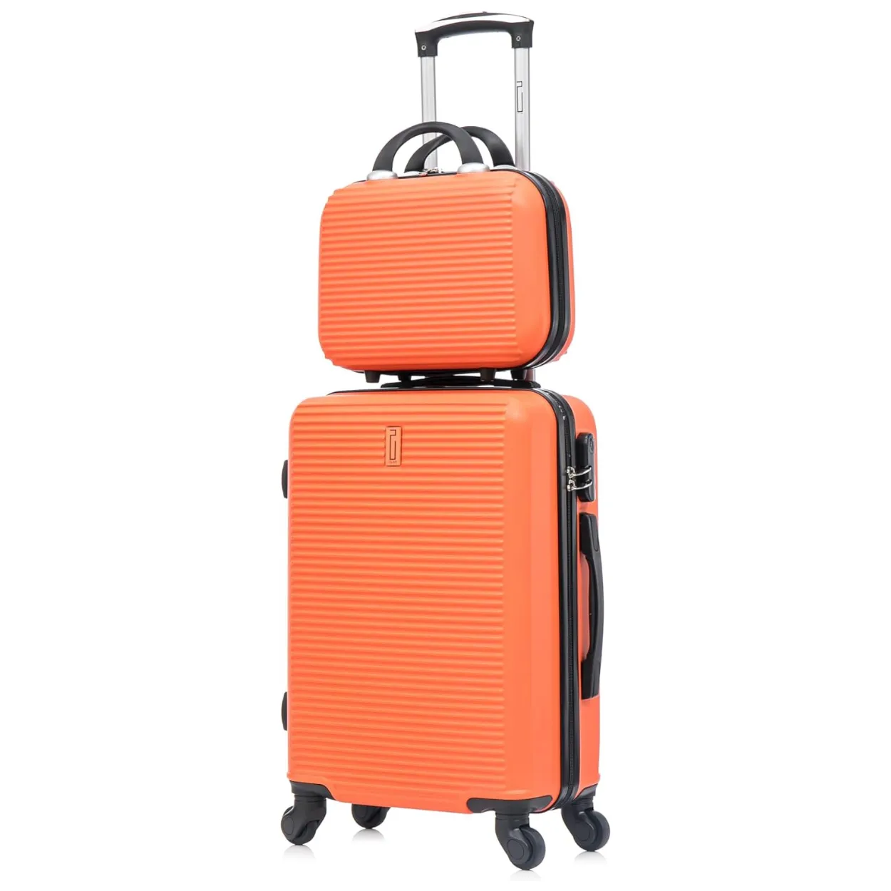 CELIMS Weekend S 55 cm trolley cabina con beauty case arancione