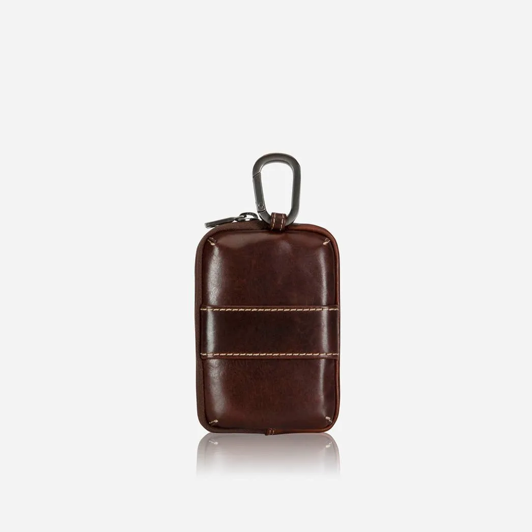 Jekyll & Hide Utility Pouch pochette Mocha pelle compatta