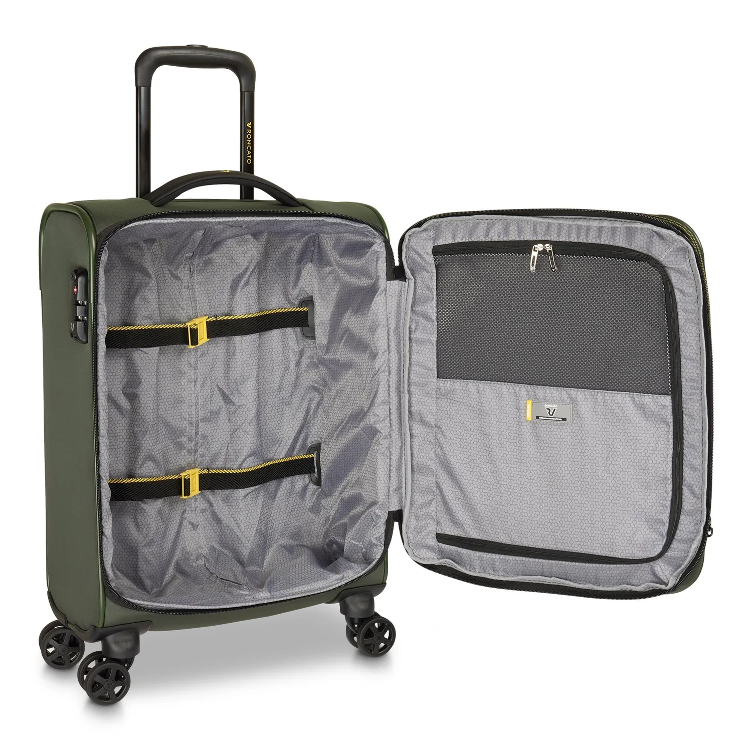 Roncato Metropolitan Travel Trolley 55x40x20 Verde Militare