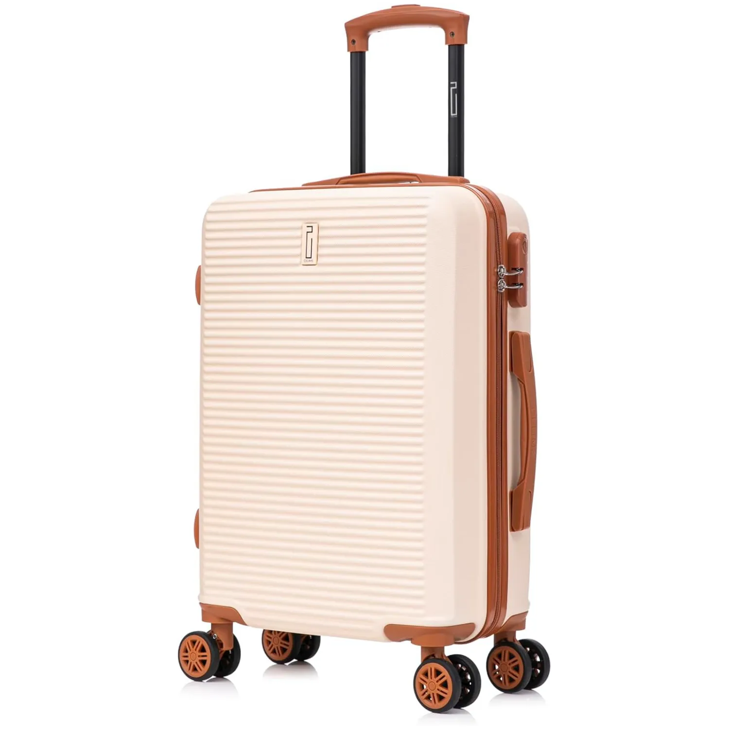 CELIMS Weekend S valigia cabina 55 cm Crème ABS leggera