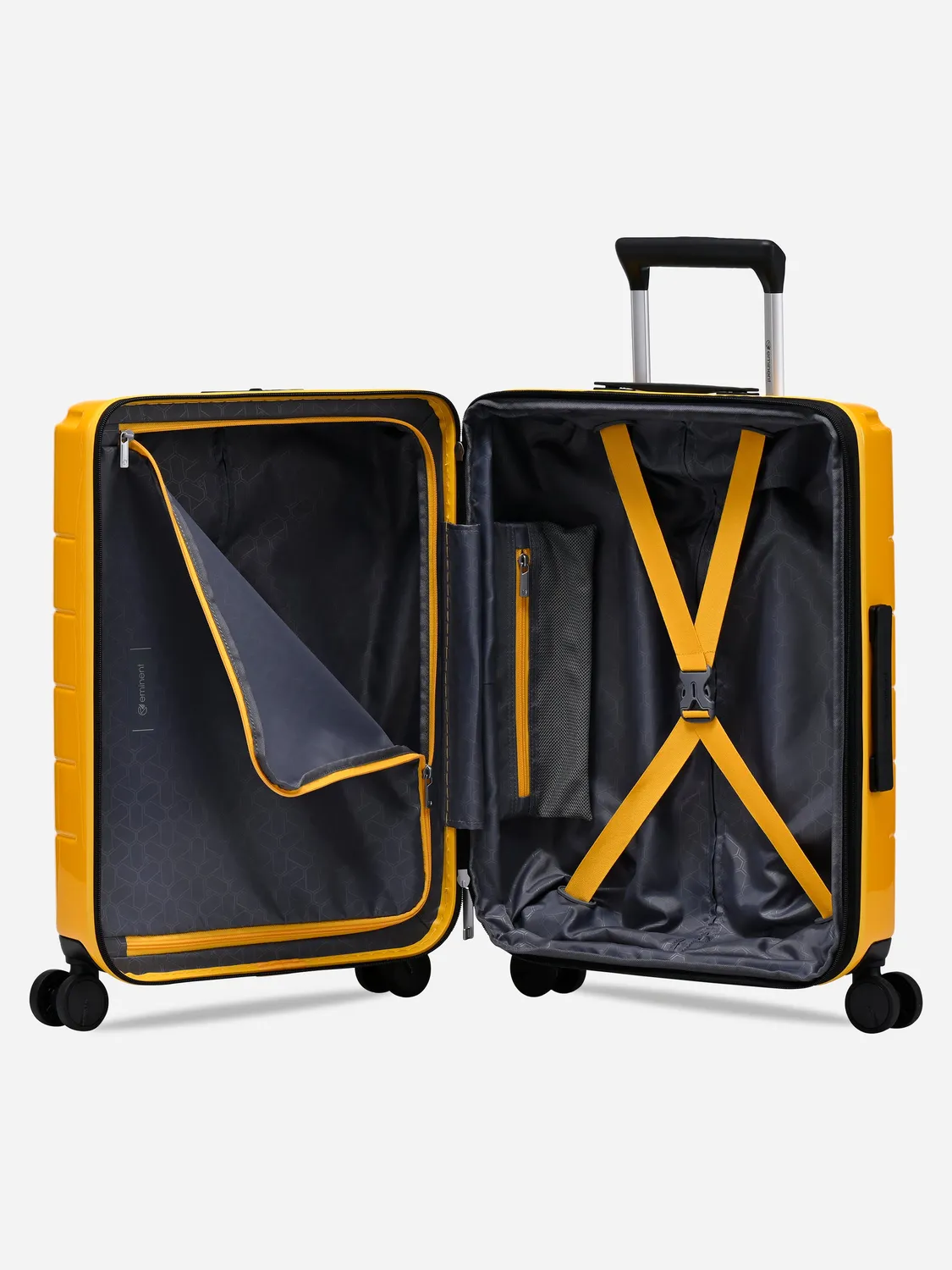 Eminent Voyager Cabina Espandibile trolley giallo rigido