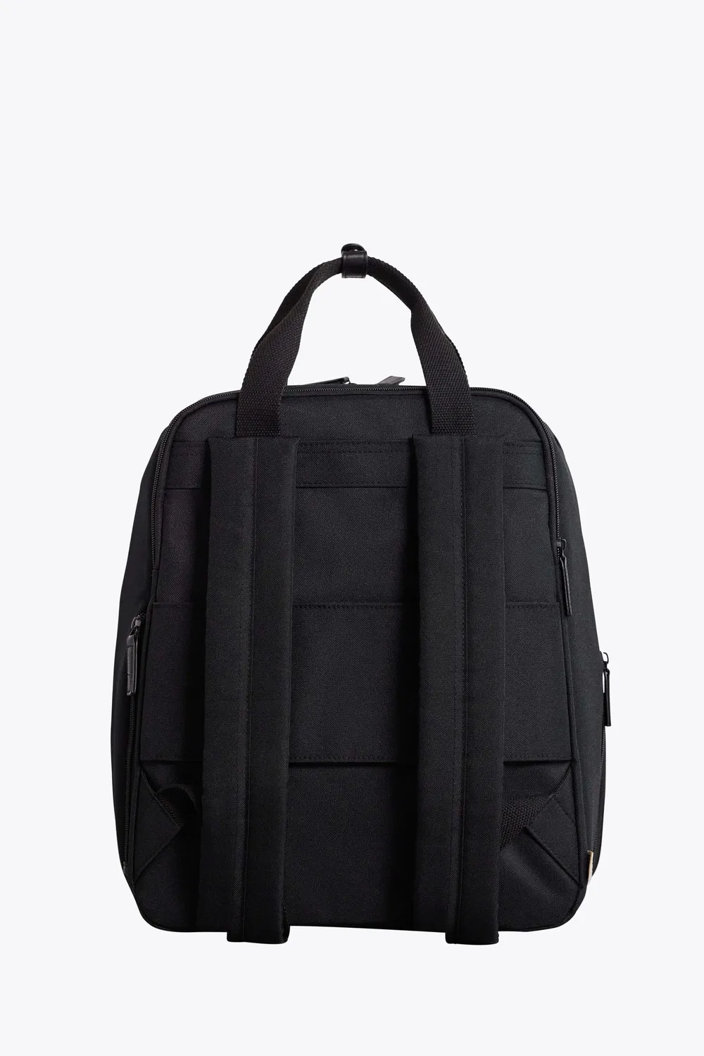 Beis Expandable Backpack zaino nero estensibile