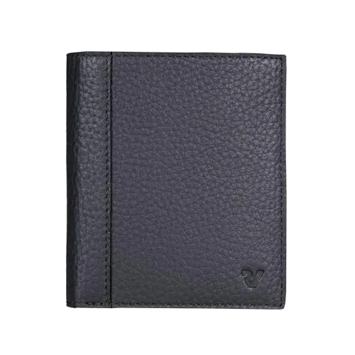 Roncato Sidney portafogli uomo pelle blu RFID