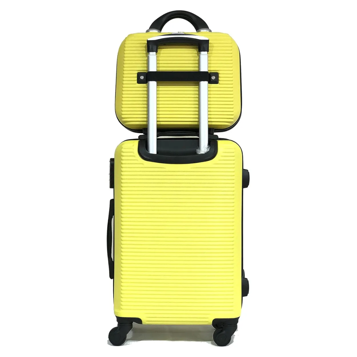 CELIMS Weekend Valigia Cabina 55 cm Gialla Beauty Case 2,37 kg