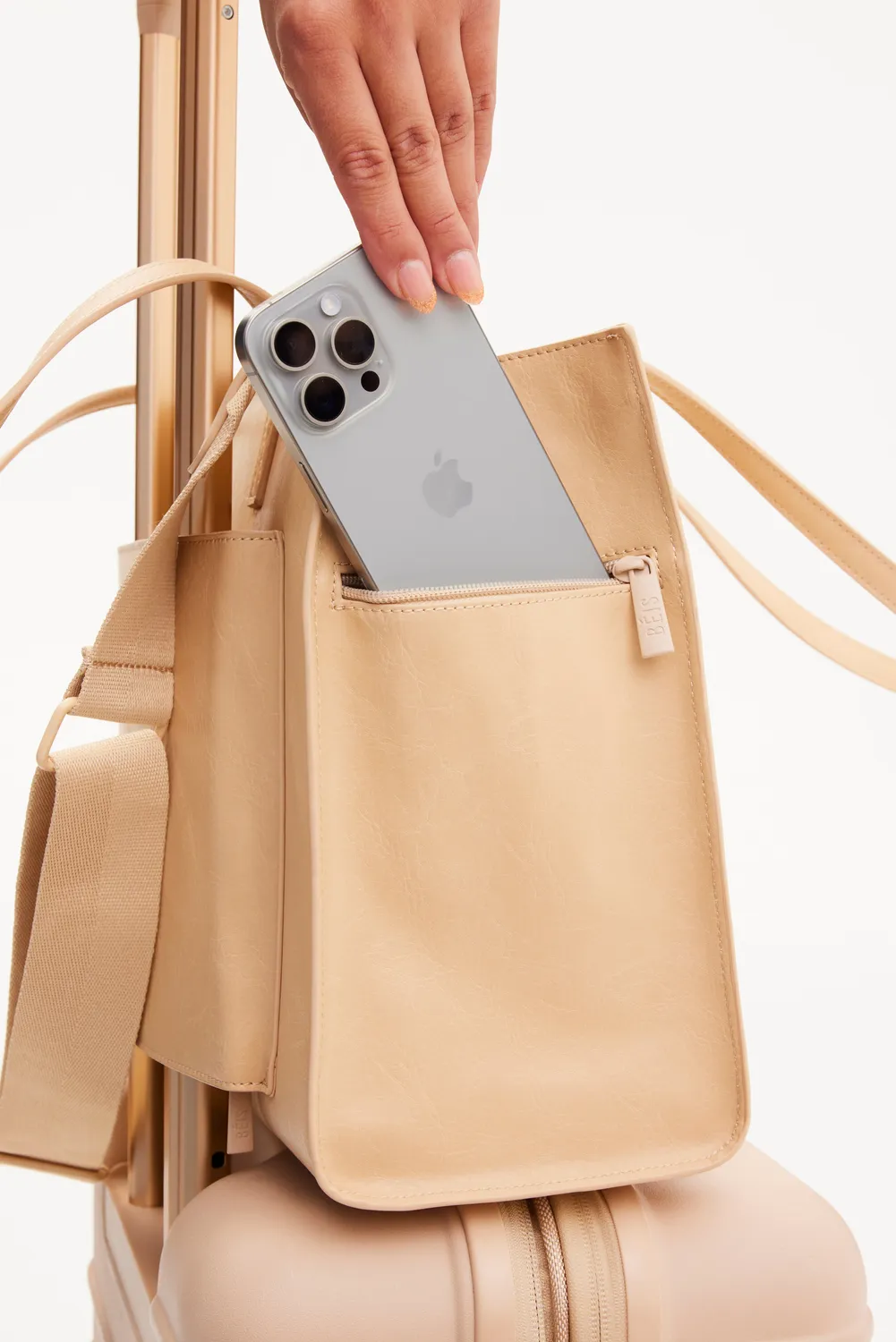 Beis Work Tote tote portapc beige pelle vegana