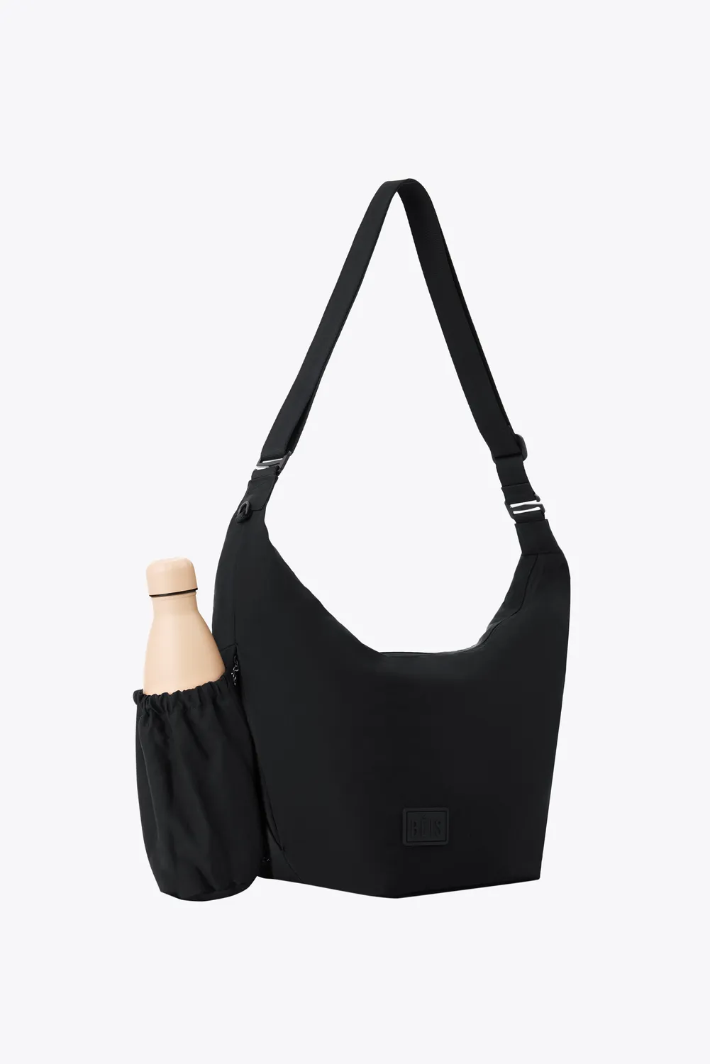 Beis Crescent Catchall borsa tracolla nera idrorepellente