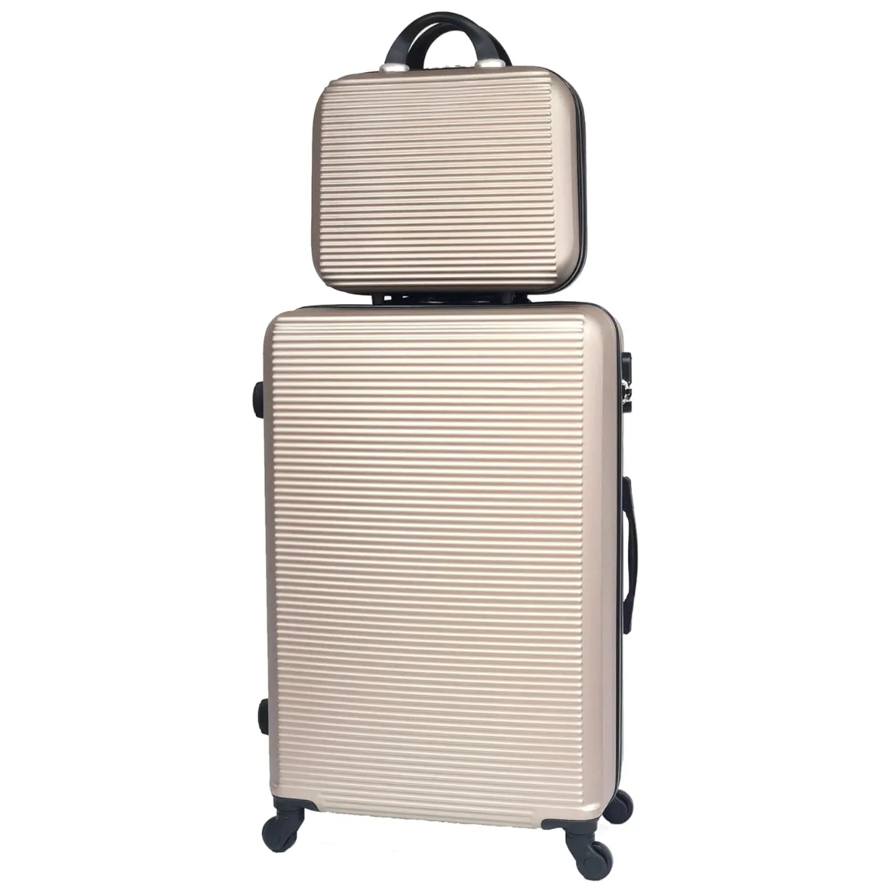 CELIMS Weekend set valigie ABS 6 pezzi con beauty