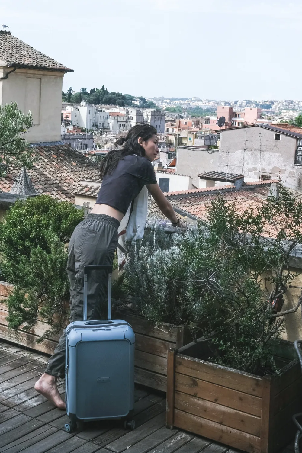 Eminent Aegis Cabina Espandibile trolley azzurro rigido