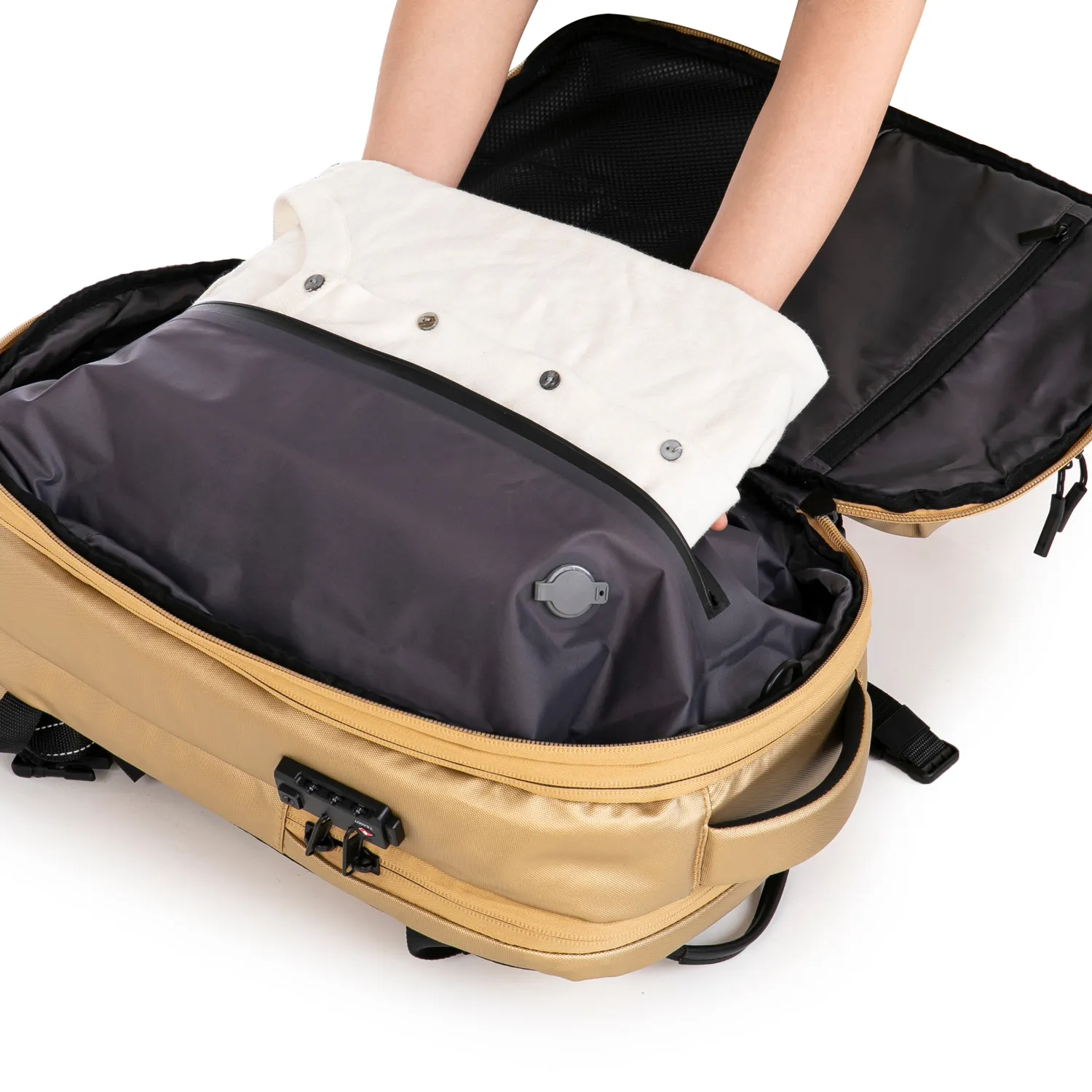 CELIMS V2 zaino comprimibile 36L con pompa sottovuoto