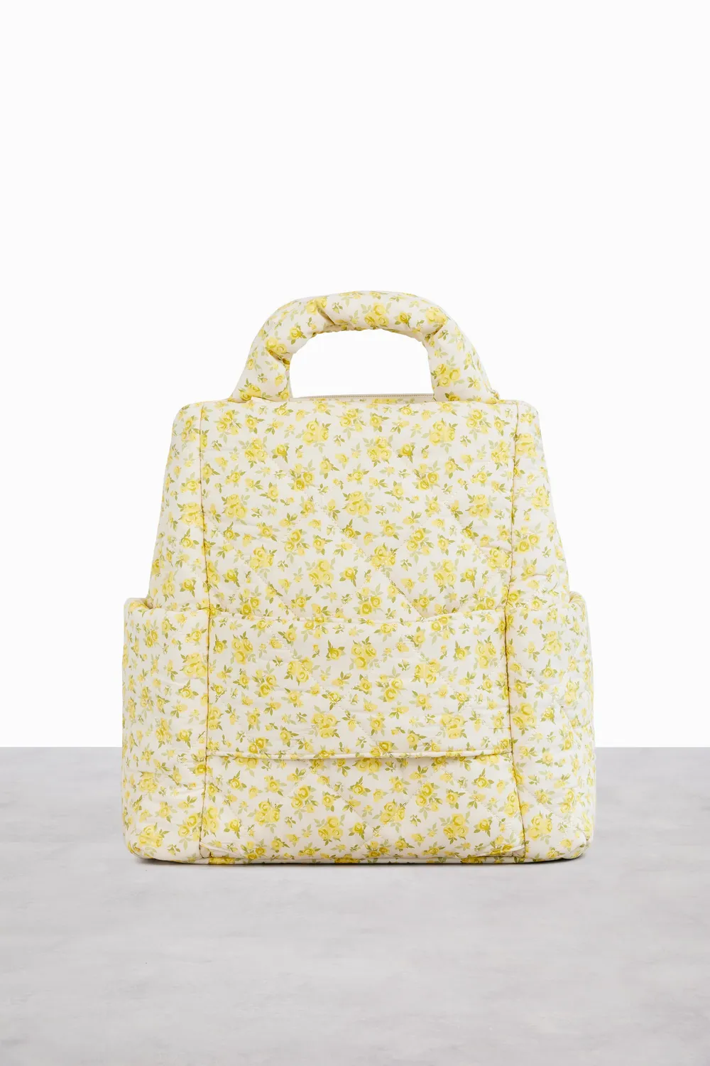 Beis Backpack Tote borsa trapuntata Garden Party
