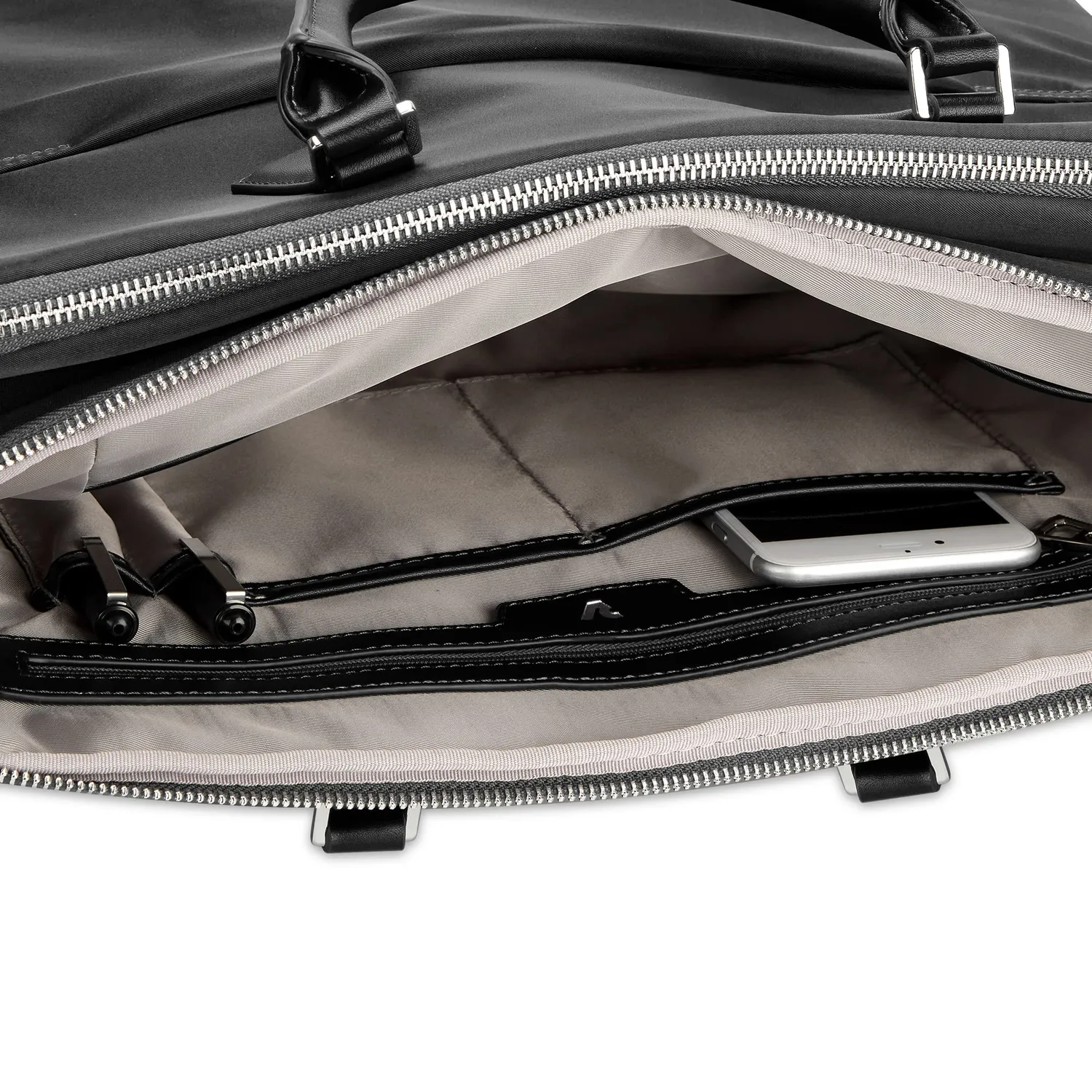 Roncato Woman Biz Cartella Lavoro Nero 42x30x10 cm 3 Scomparti