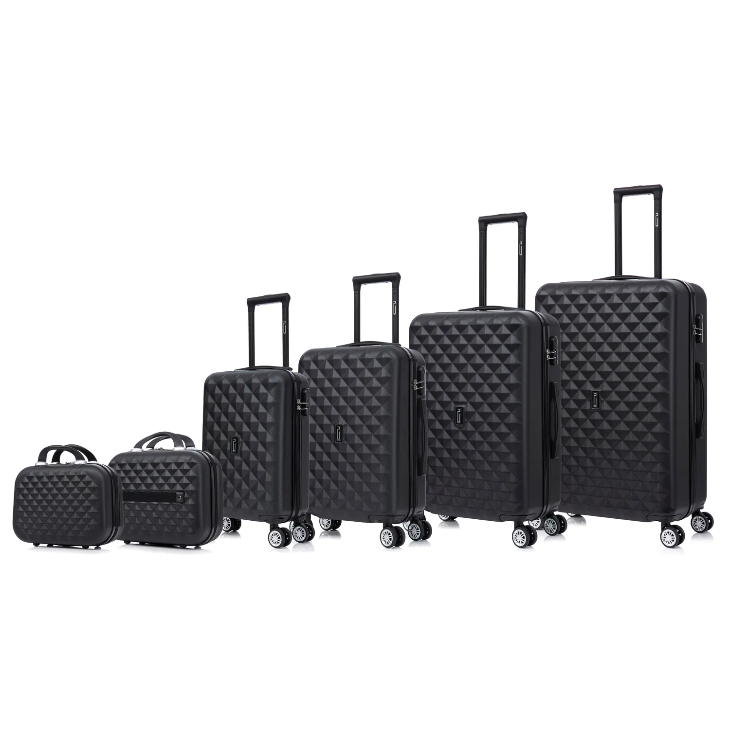 CELIMS Urban Set 6 Valigie ABS Nero 75-65-55-45 cm