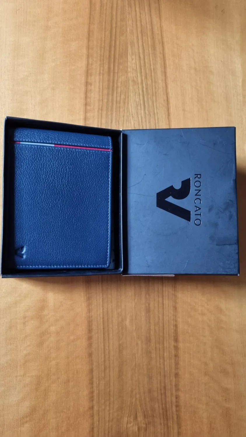 Roncato PE-Boston portafoglio uomo nero RFID 13x9,5 cm