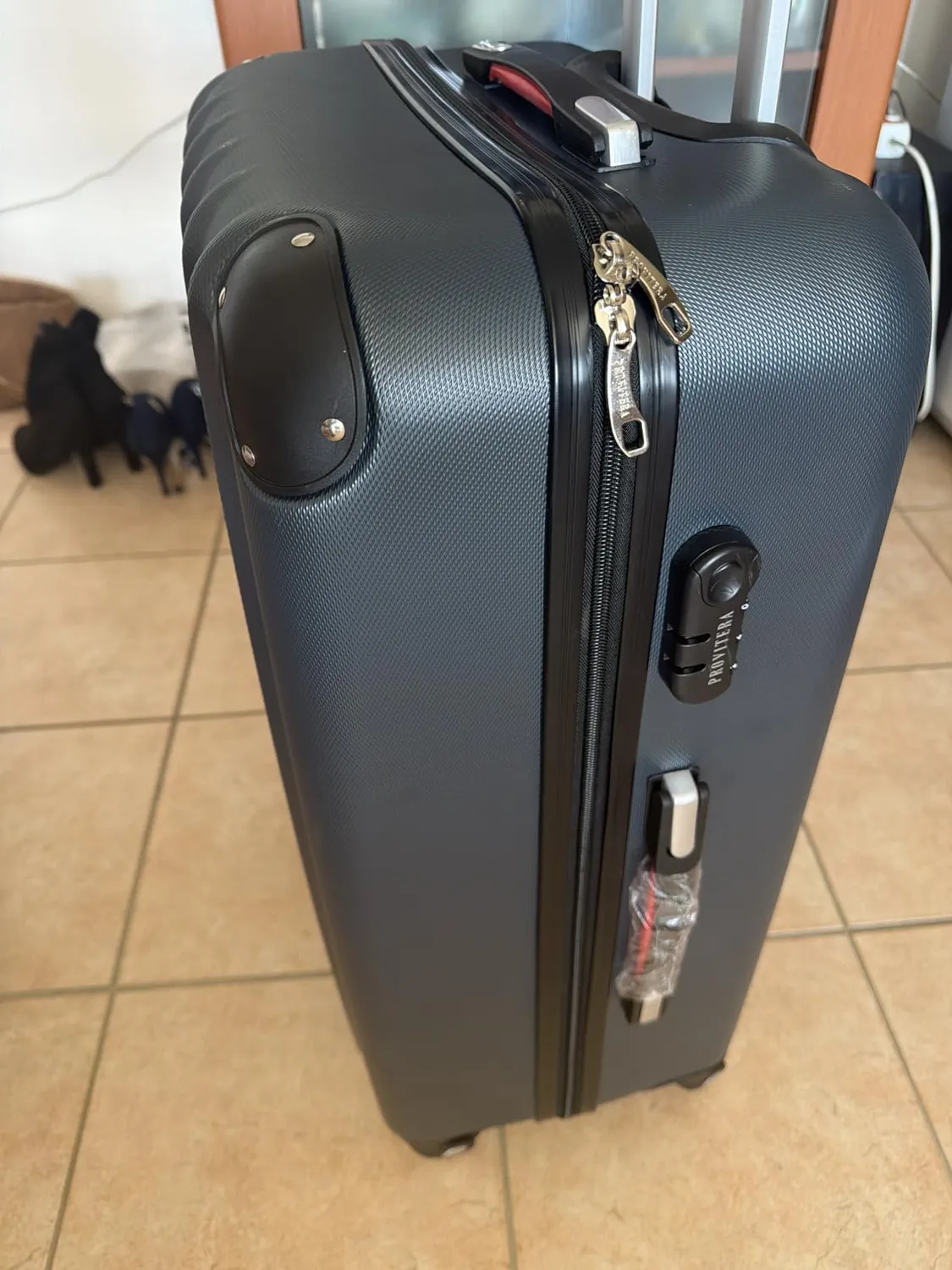 Provitera set 3+1 valigie rigide beige ABS bagaglio a mano