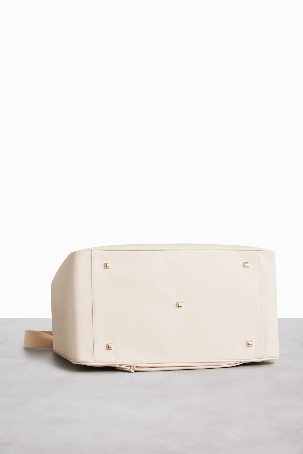 Beis East To West Tote borsa Beige riciclata