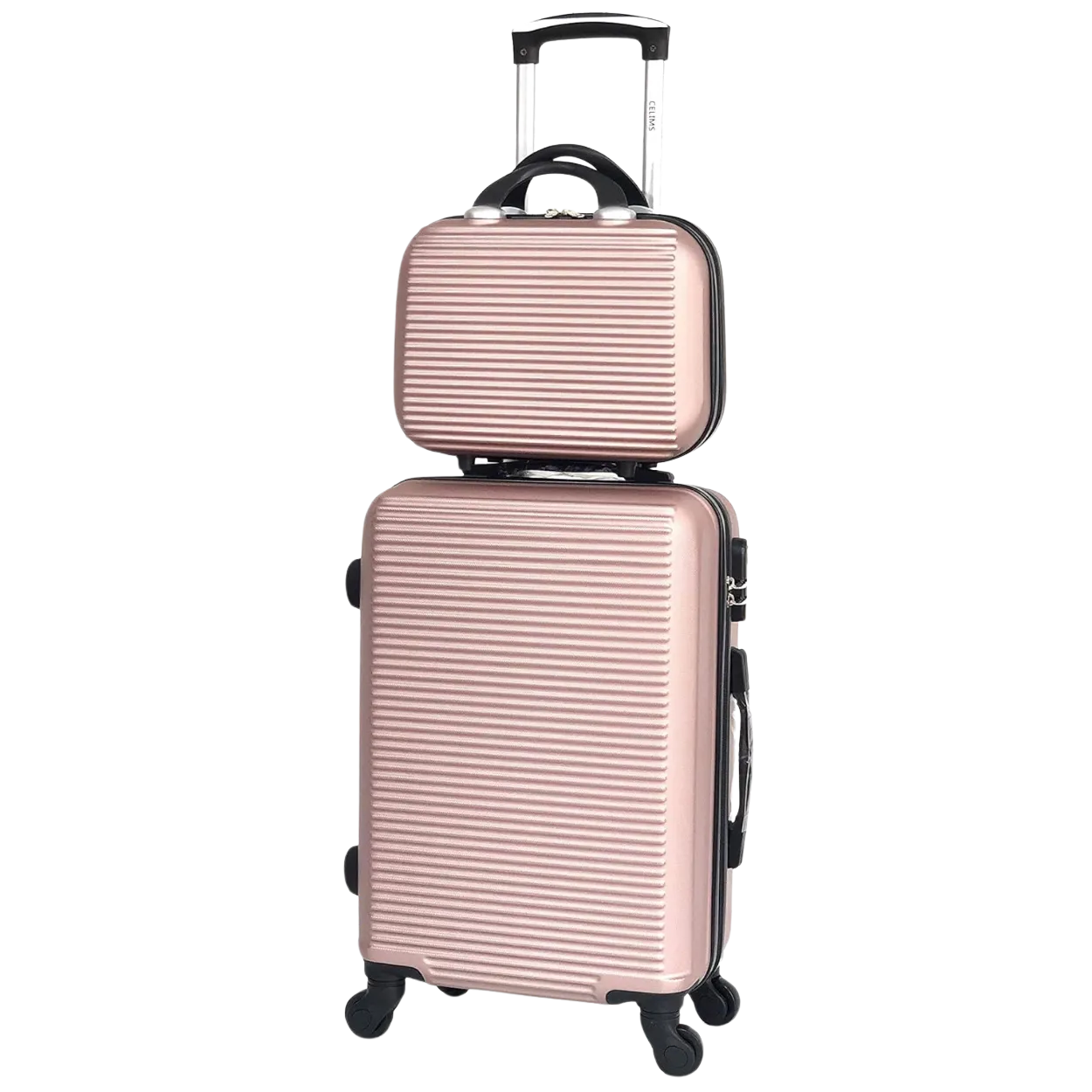 CELIMS Weekend Set 6 Valigie 75-45 Champagne ABS