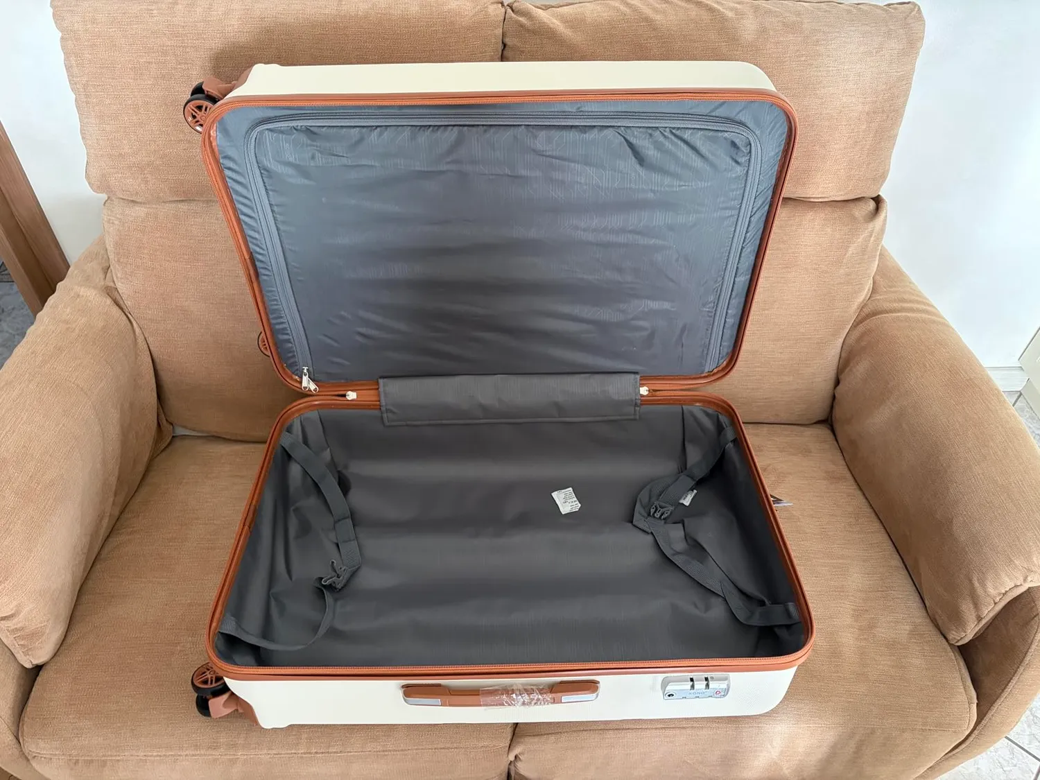 Kono set valigie 4 pezzi ABS turchese trolley TSA beauty