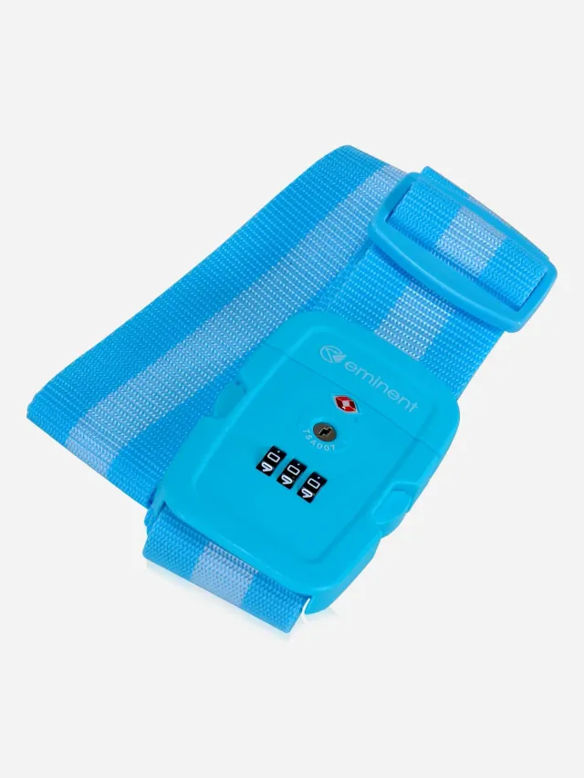 Eminent Cintura Bagagli con Lucchetto TSA Blu Brillante