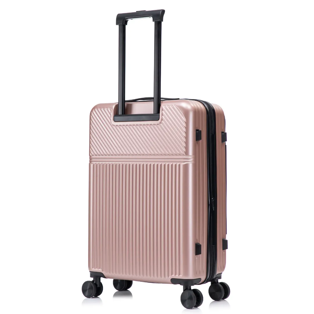 CELIMS Premium 58 cm valigia cabina apertura frontale Rose estensibile