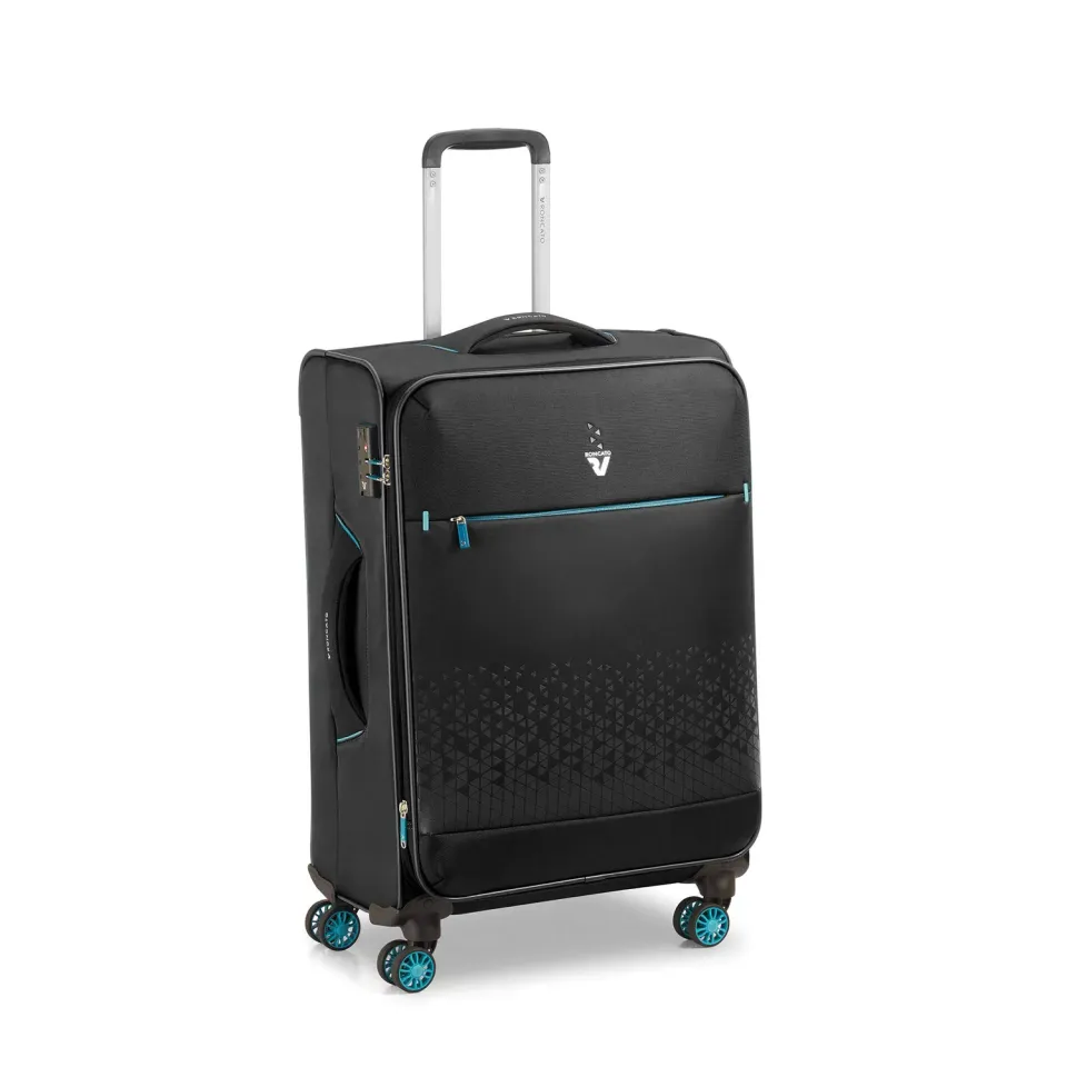 Roncato Crosslite trolley medio 65 cm espandibile nero 73 L