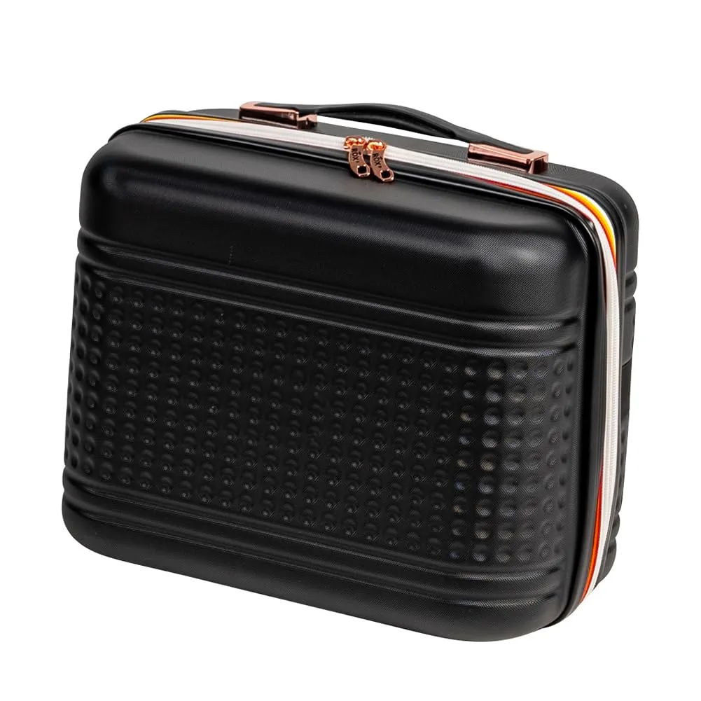 Provitera set 4 valigie ABS black beauty case trolley