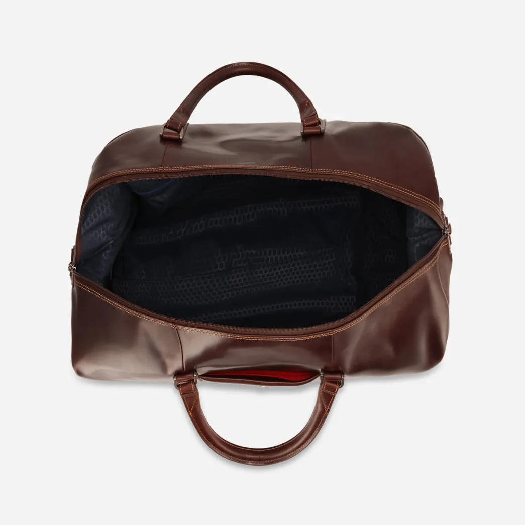 Jekyll & Hide Oxford Wheeled Weekender borsone tabacco