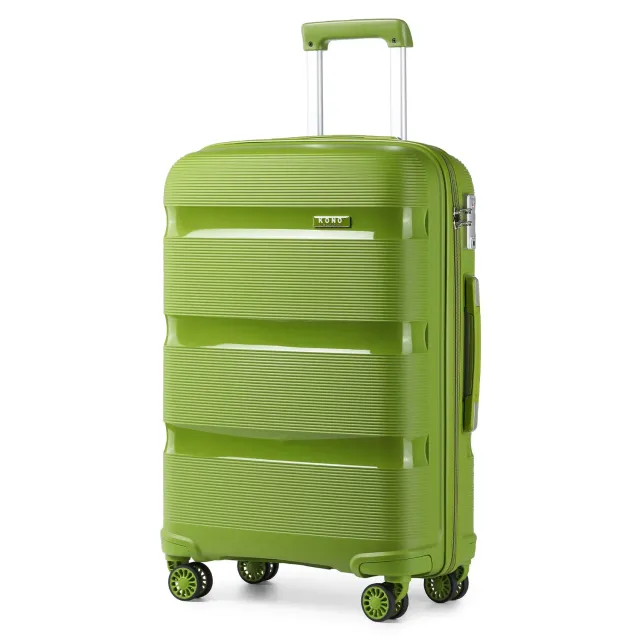 Kono valigia trolley grande 76cm verde rigida polipropilene