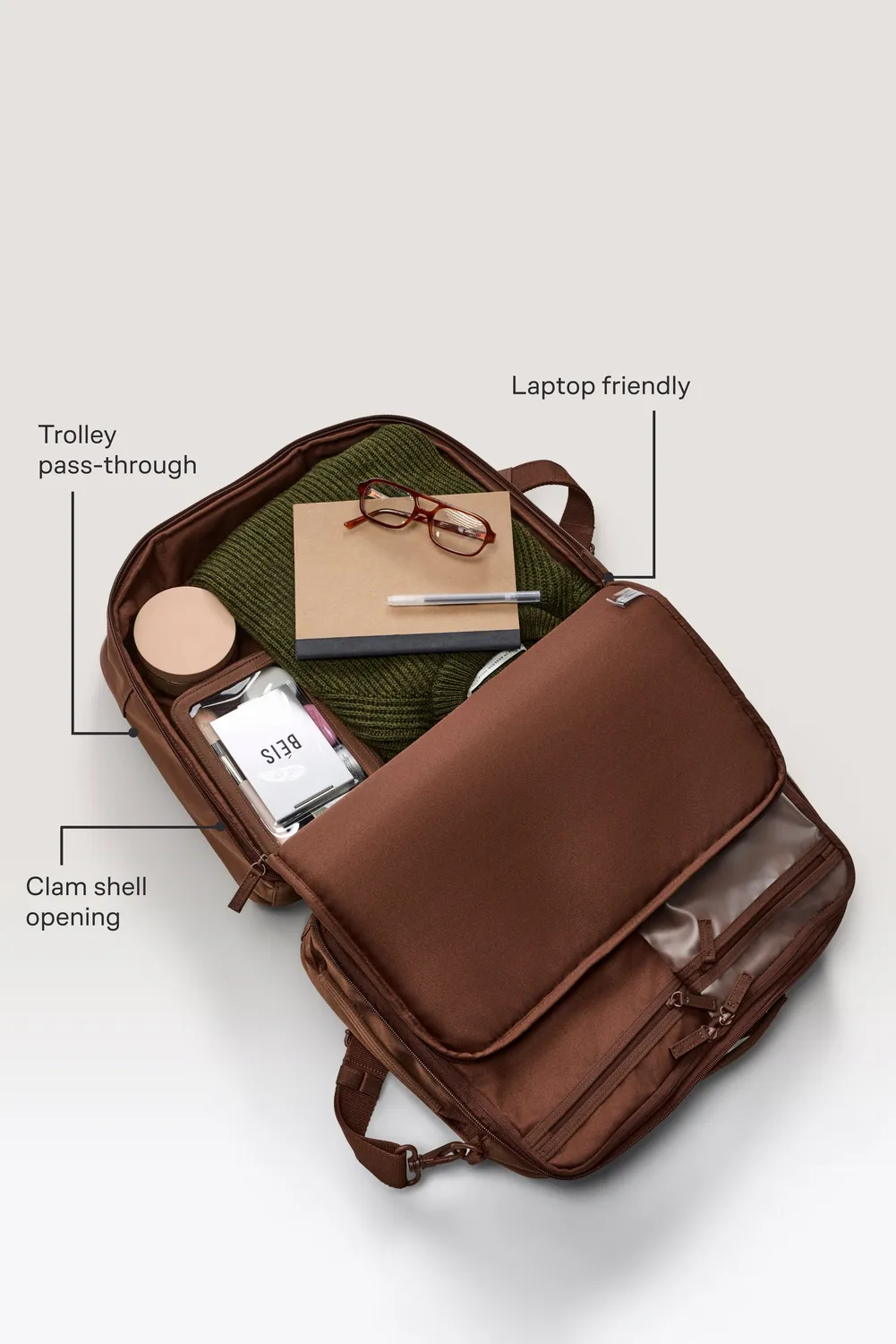 Beis Ultimate Travel borsone maple