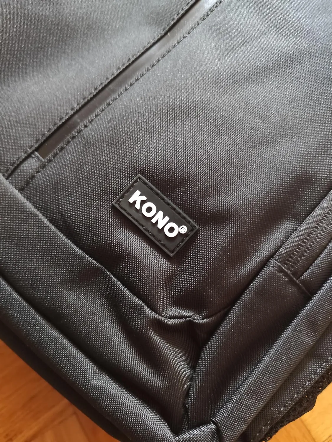 Kono Zaino Porta PC 15,6 Pollici Nero antifurto USB