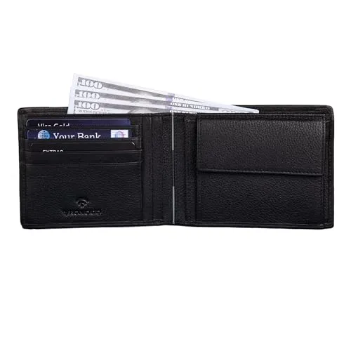 Roncato PE-Boston portafoglio uomo nero RFID 13x9,5 cm