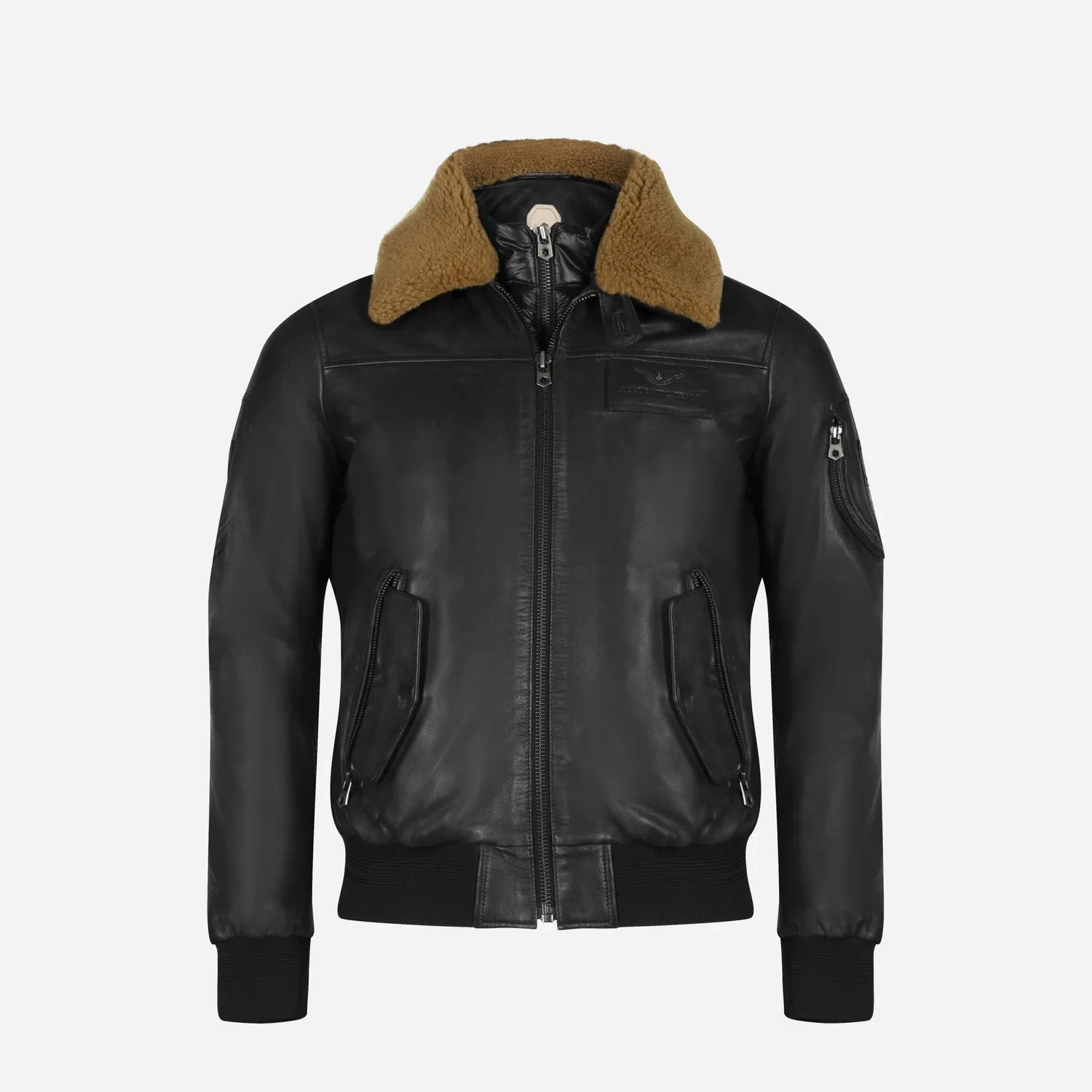 Jekyll & Hide Harry Maverick Jacket giacca pelle nero agnello
