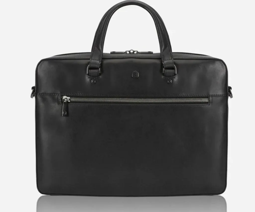 Jekyll & Hide Oxford Cartella Slim Mocha pelle 15" laptop