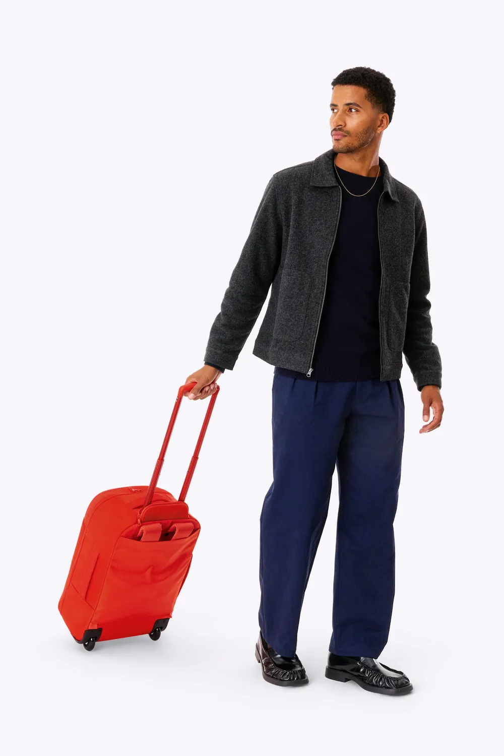 Beis Pro Rolling Backpack zaino trolley flame nylon 17"
