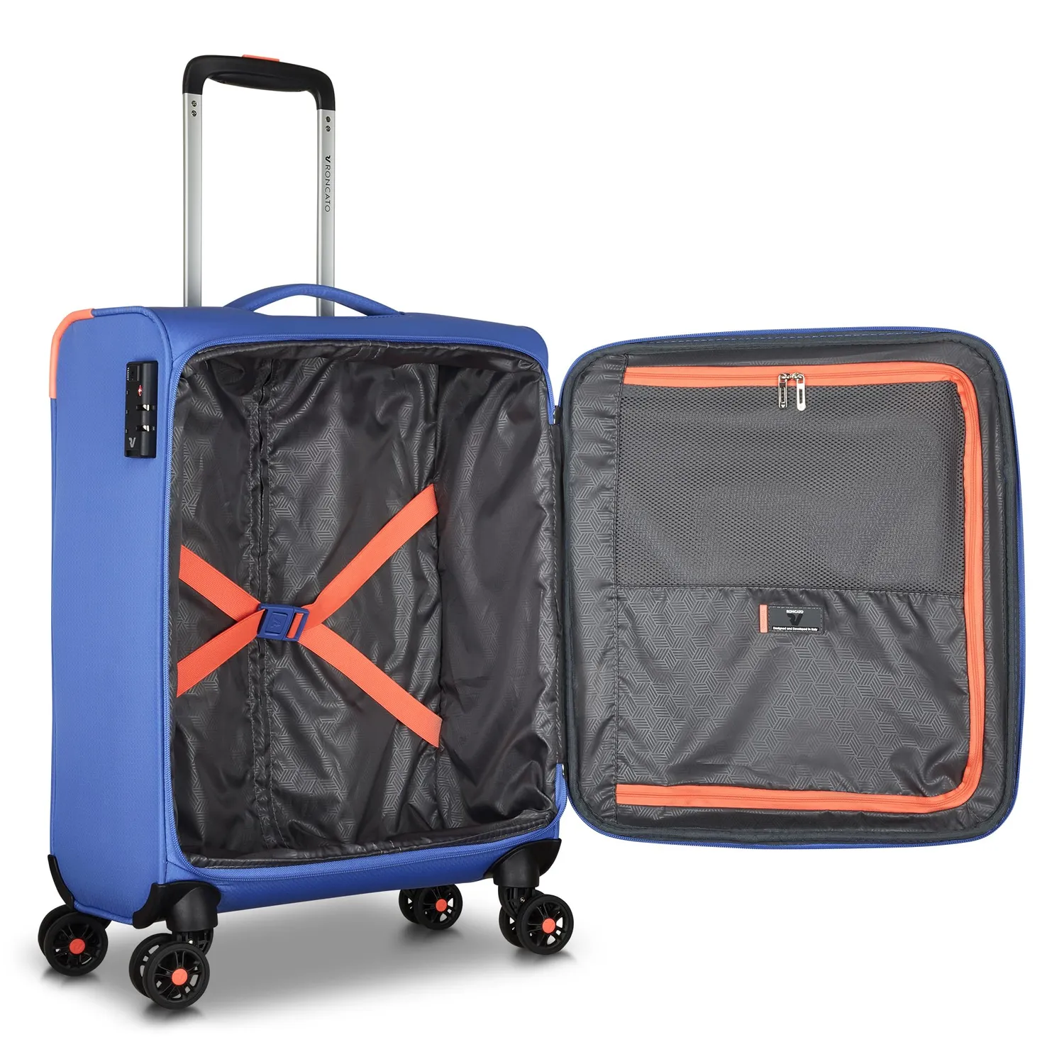 Roncato Lite Soft 55 trolley bagaglio a mano Ultraviolet