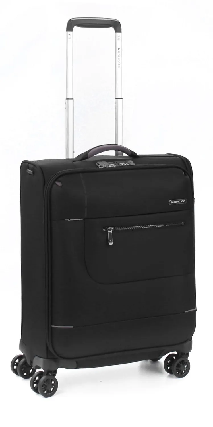 Roncato Sidetrack Trolley Cabina 55x40x20 Nero USB 42L