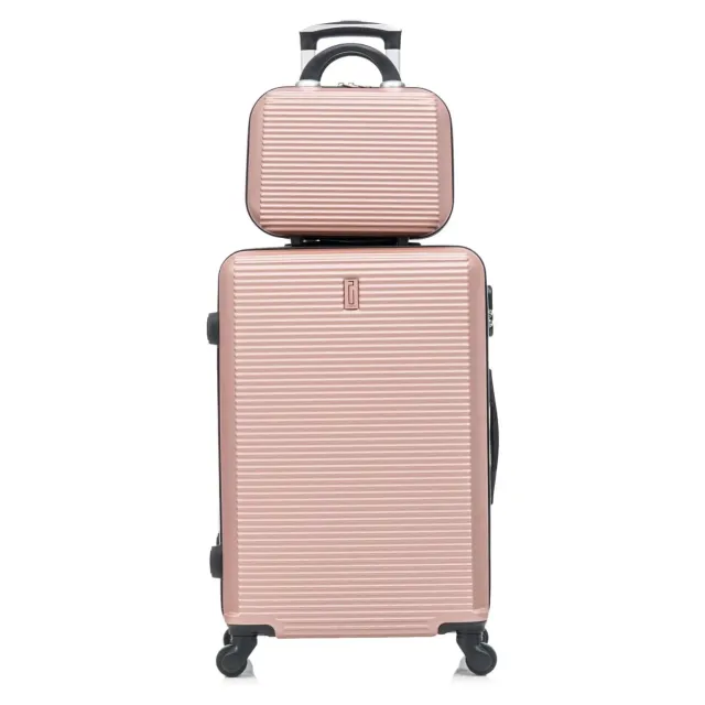 CELIMS Linea L 65 cm valigia media nera con beauty