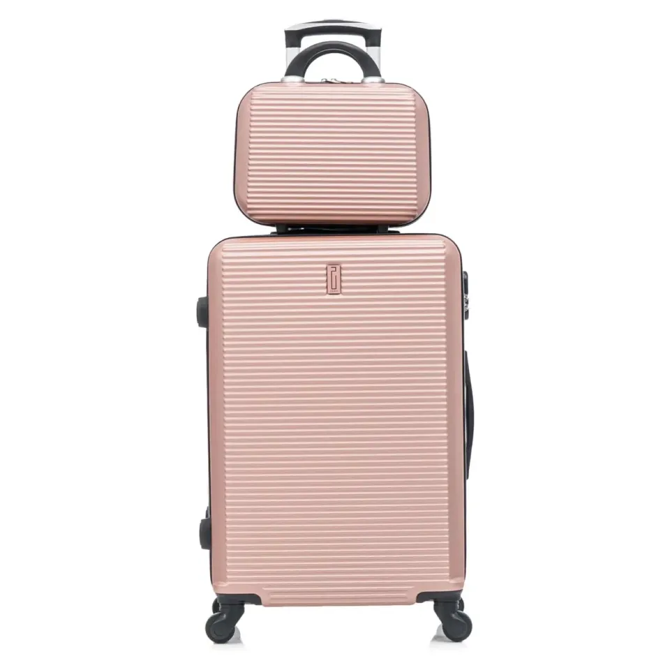 CELIMS Linea L 65 cm valigia media nera con beauty