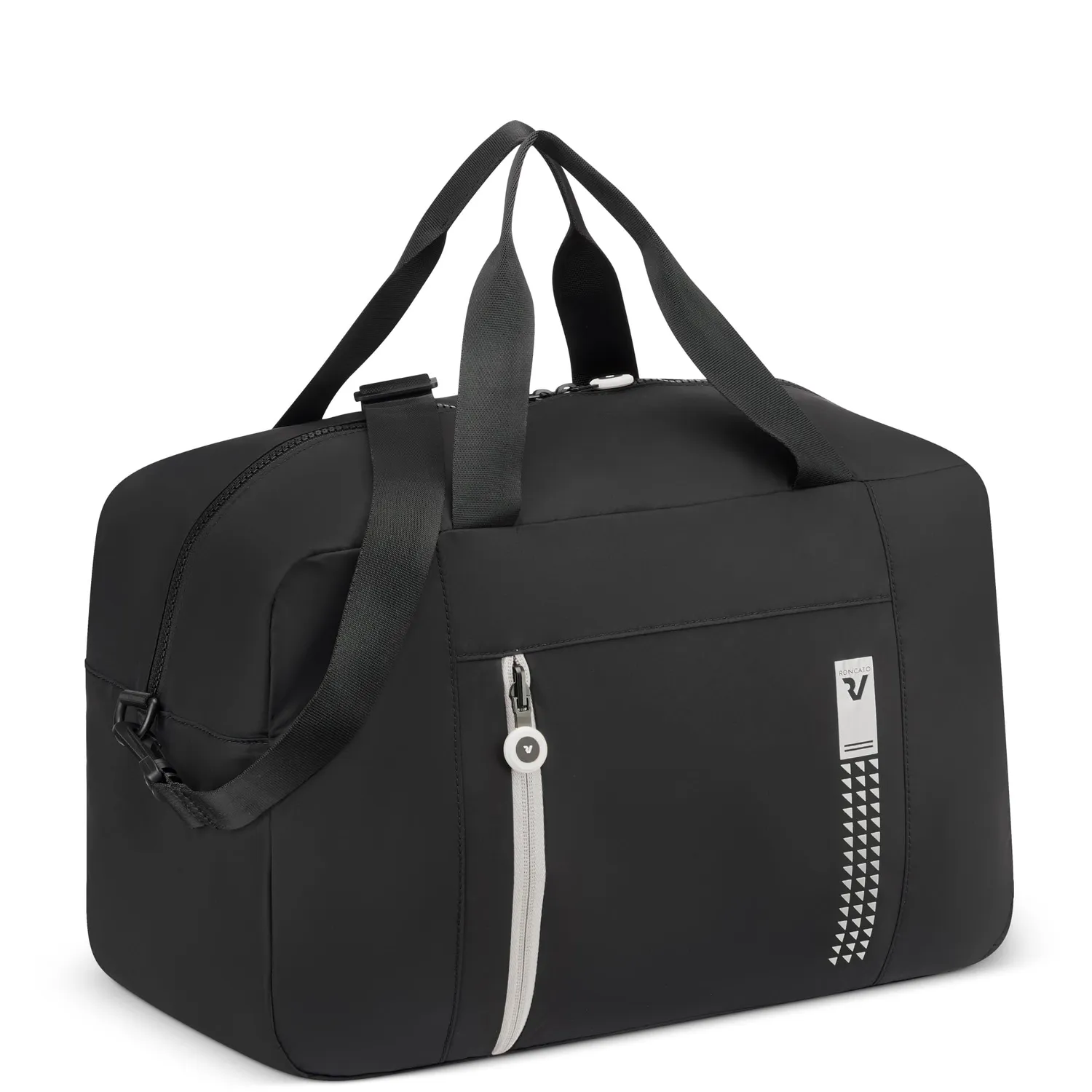Roncato Compact Borsa Cabina 40x25x20 Nero Pieghevole