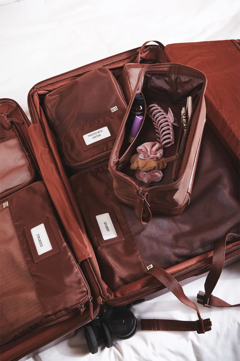 Beis Compression Packing Cubes packing cubes 6 pezzi maple compressione