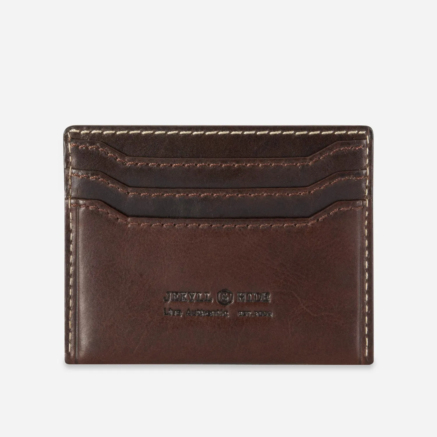 Jekyll Hide Roma Portacarte Pelle RFID Tan