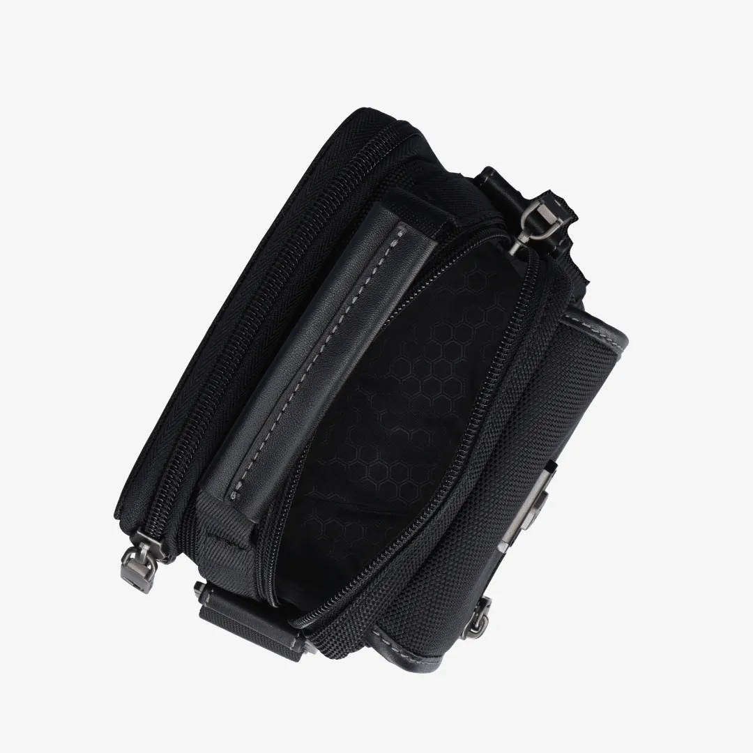 Jekyll & Hide Tokyo Crossbody Borsello Nero Nylon RFID