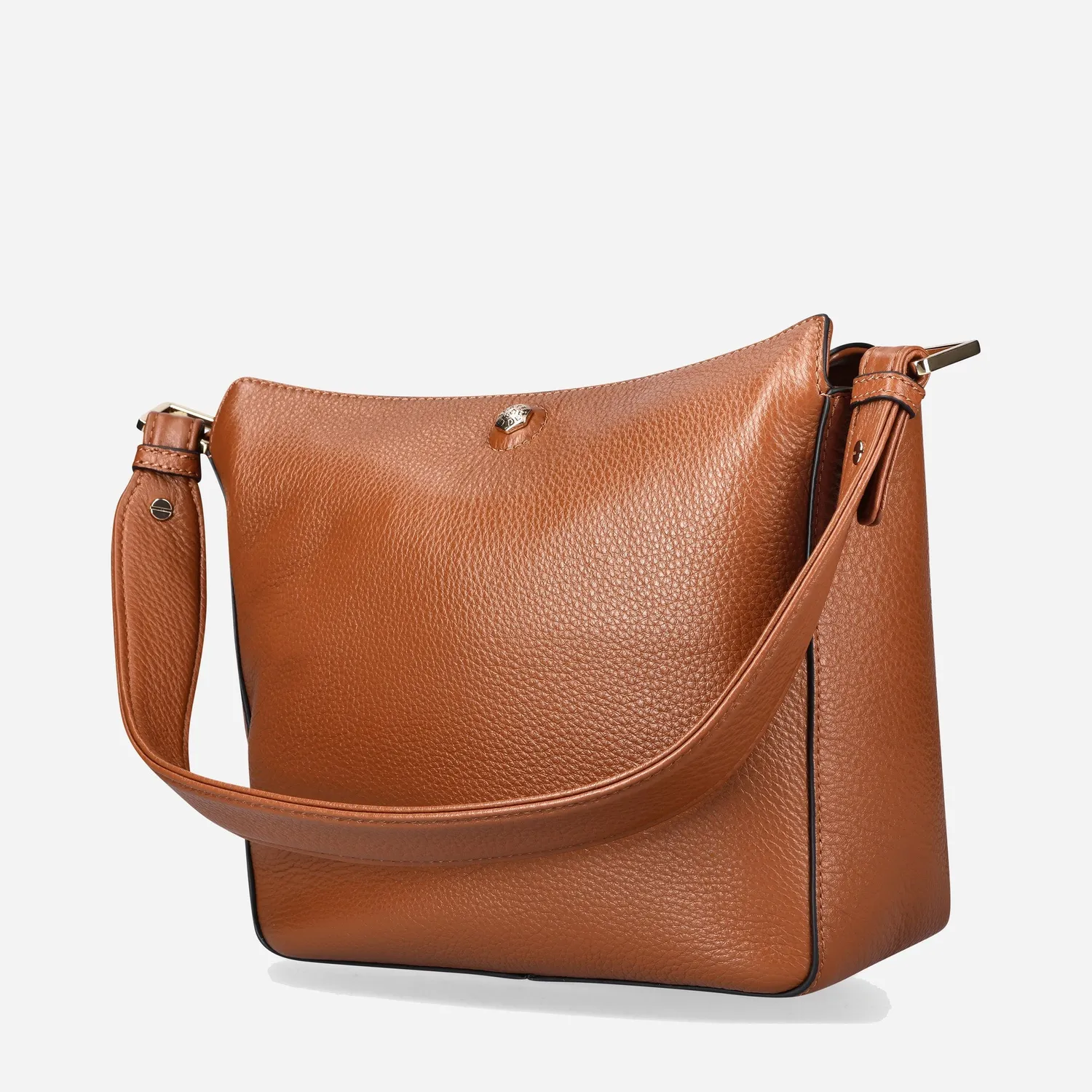 Jekyll & Hide Madrid Tote borsa pelle Clay strutturata