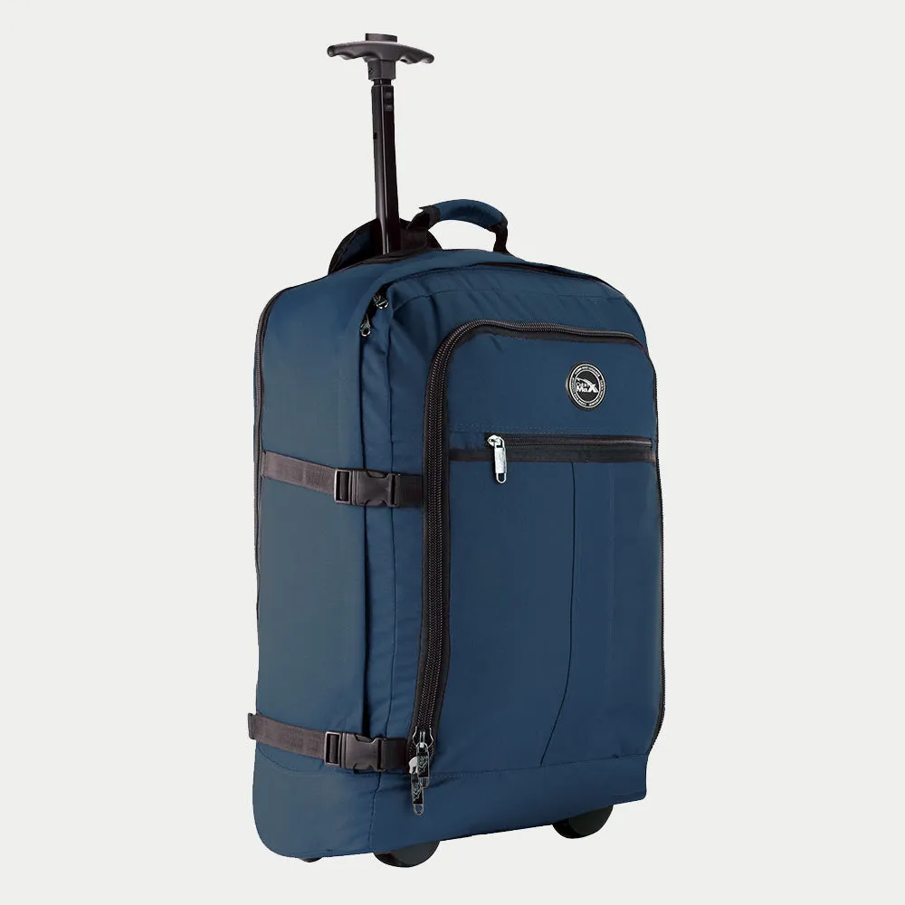 Cabin Max Lyon 44L trolley zaino 55x40x20 blu ibrido