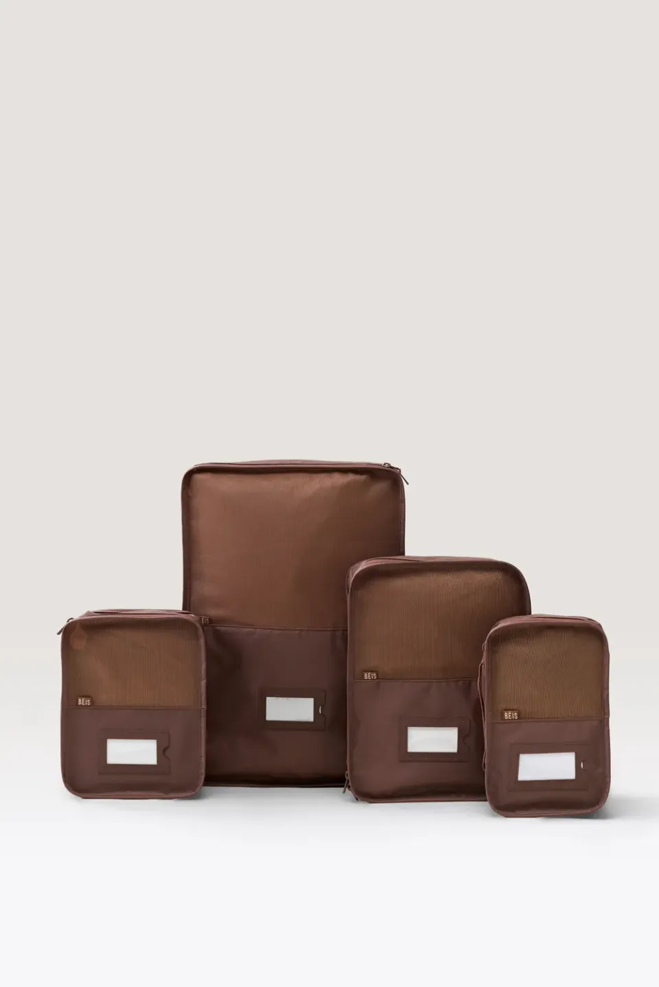 Beis The Packing Cube Set 4 pezzi organizer Maple