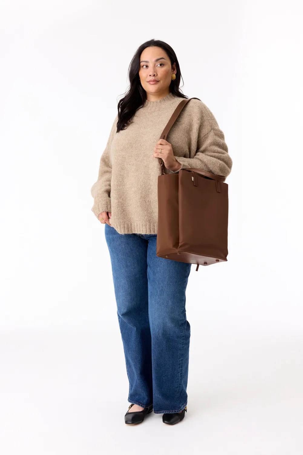 Beis Commuter Tote borsa maple nylon