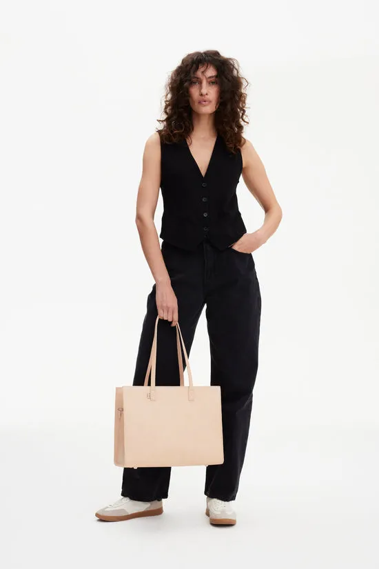 Beis Work Tote borsa lavoro beige vegana