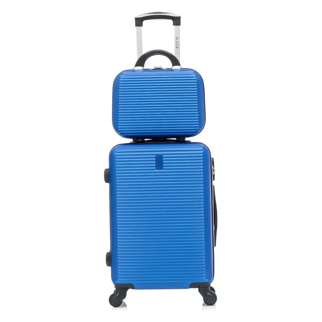 CELIMS Linea S Bagaglio a Mano 55 cm Blu con Beauty ABS