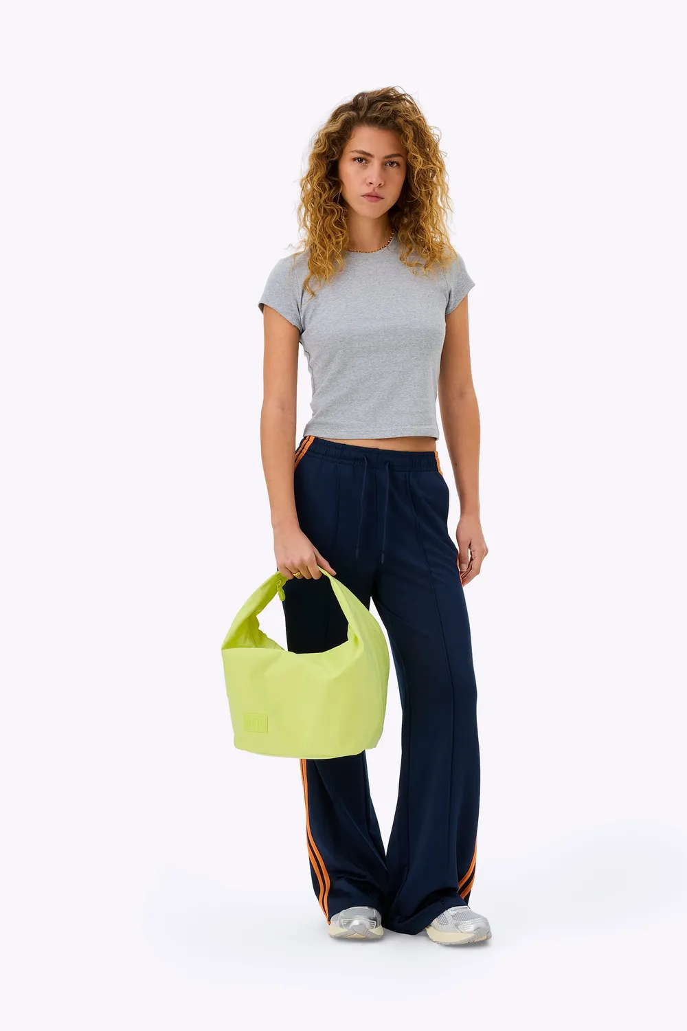Beis Crescent Catchall borsa tracolla gialla limone