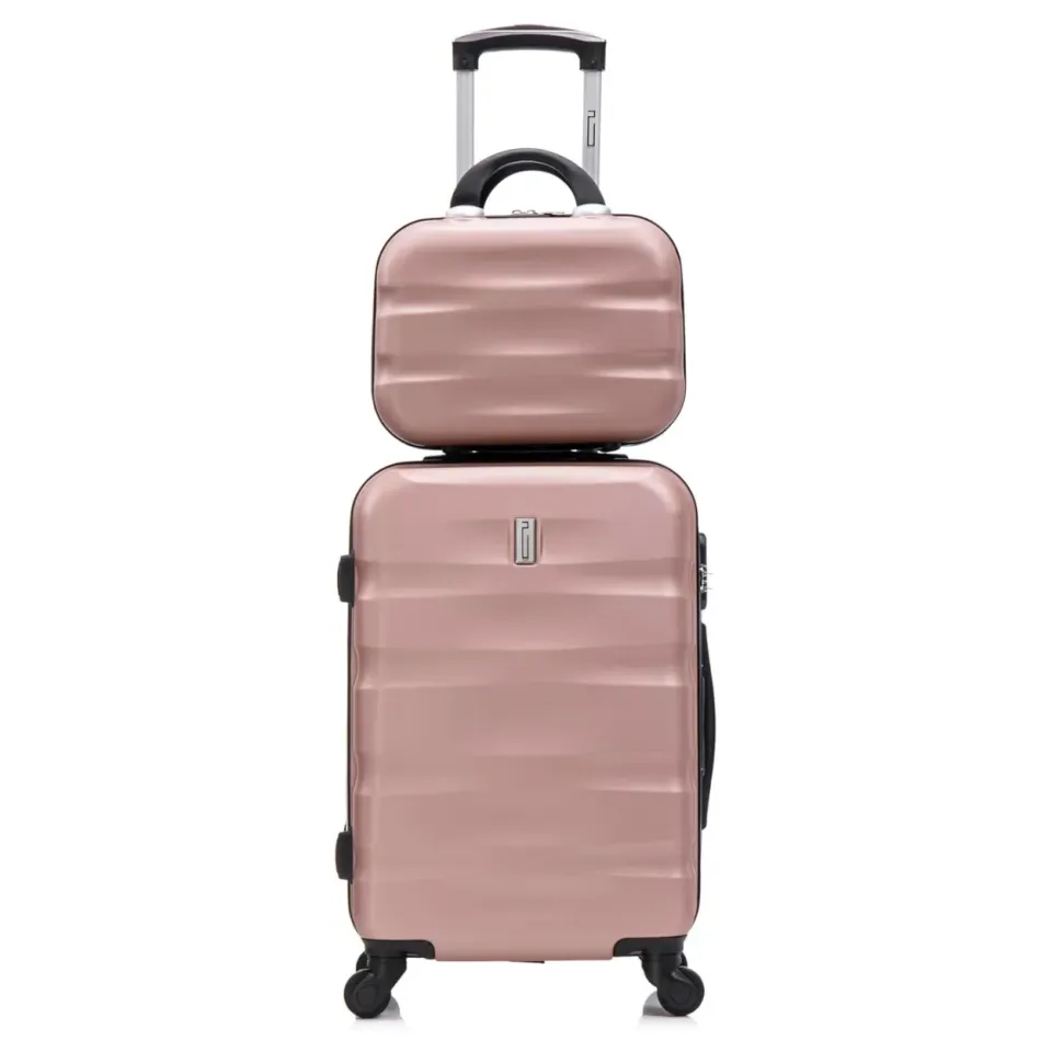 CELIMS AeroWave S 55 cm trolley cabina blu con beauty